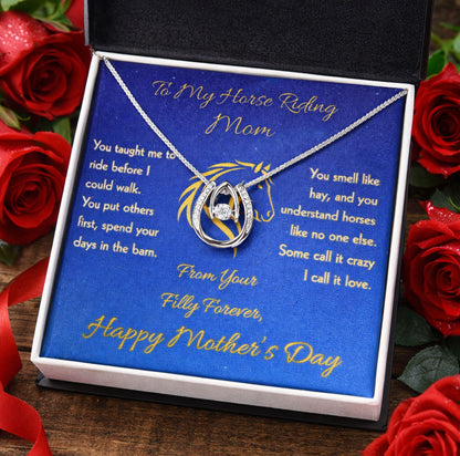 Personalized Horse Memorial Photo Circle Necklace – view 9