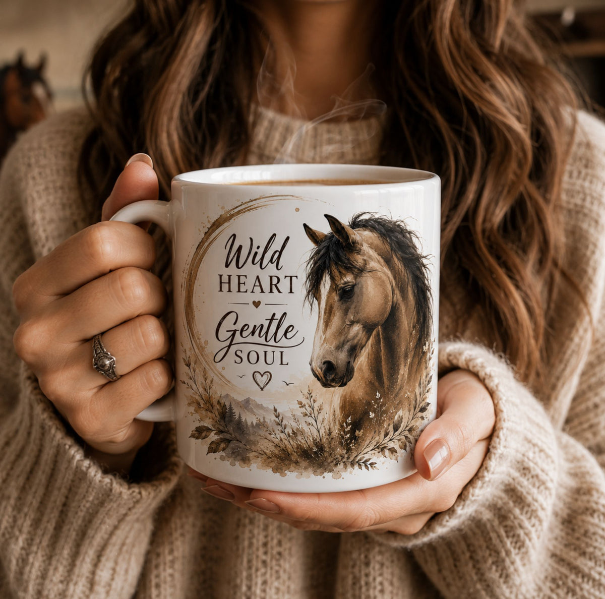 Running Free Horse Memorial Sign + FREE Mug – view 4
