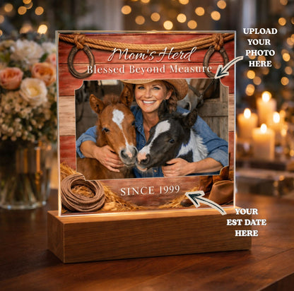 Blessed Beyond Measure Horse Mom Photo Plaque – view 5