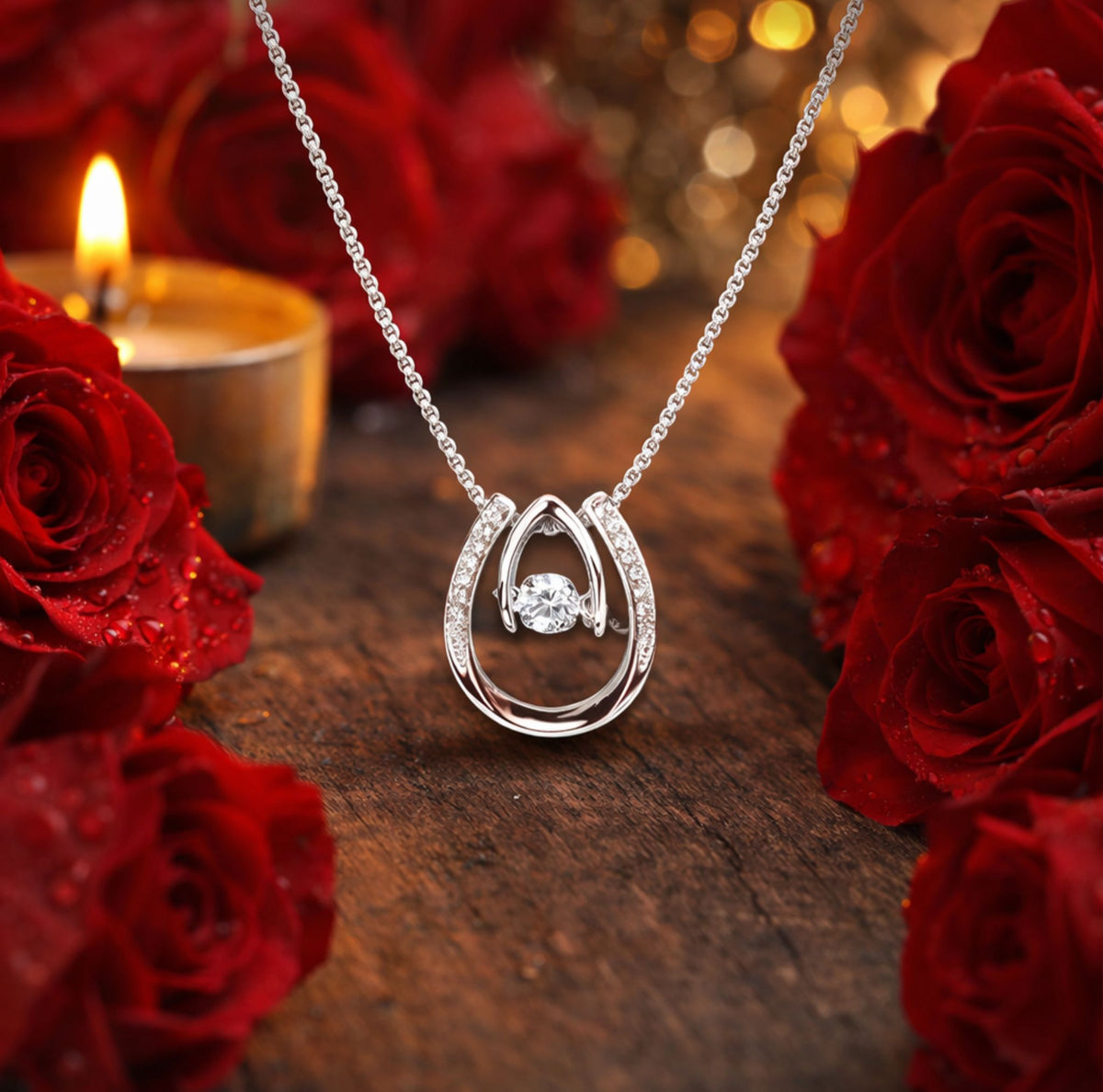 Favorite Horse Mom Horseshoe Necklace – view 6
