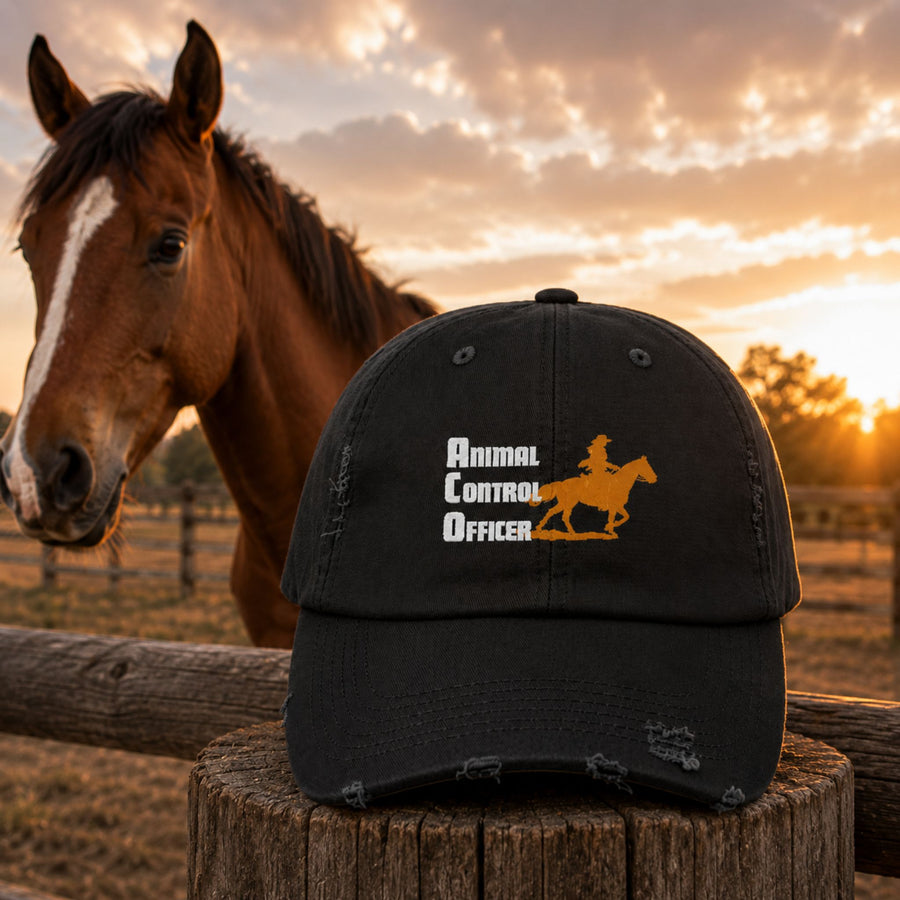 Animal Control Officer Horse Dad Cap