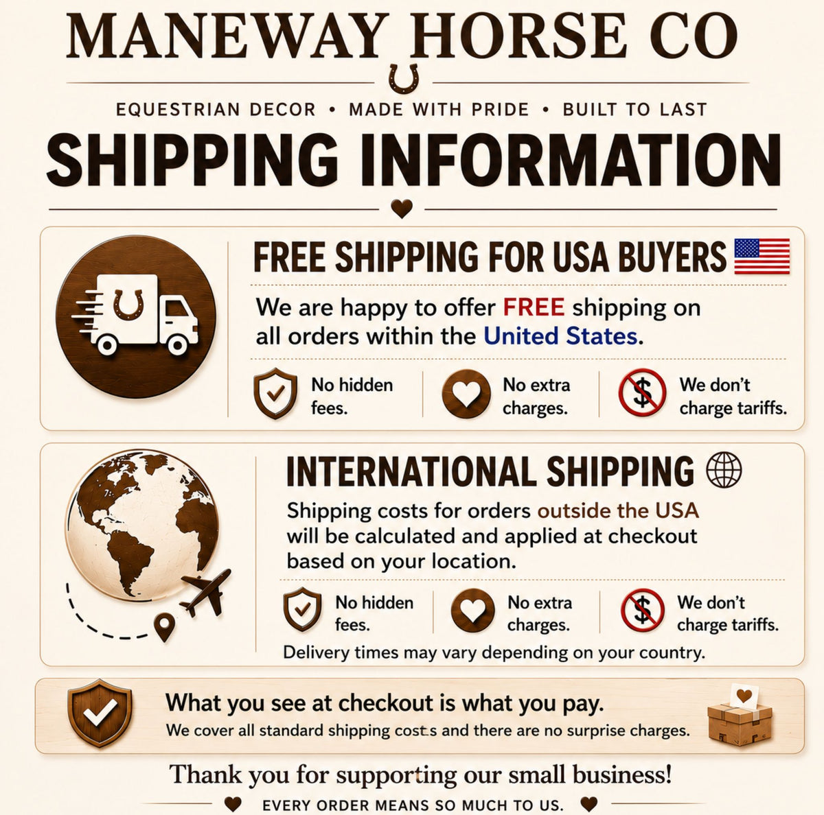 Hoofprints Horse Memorial Wall Sign – view 7
