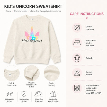Stay Magical Unicorn Kids Sweatshirt