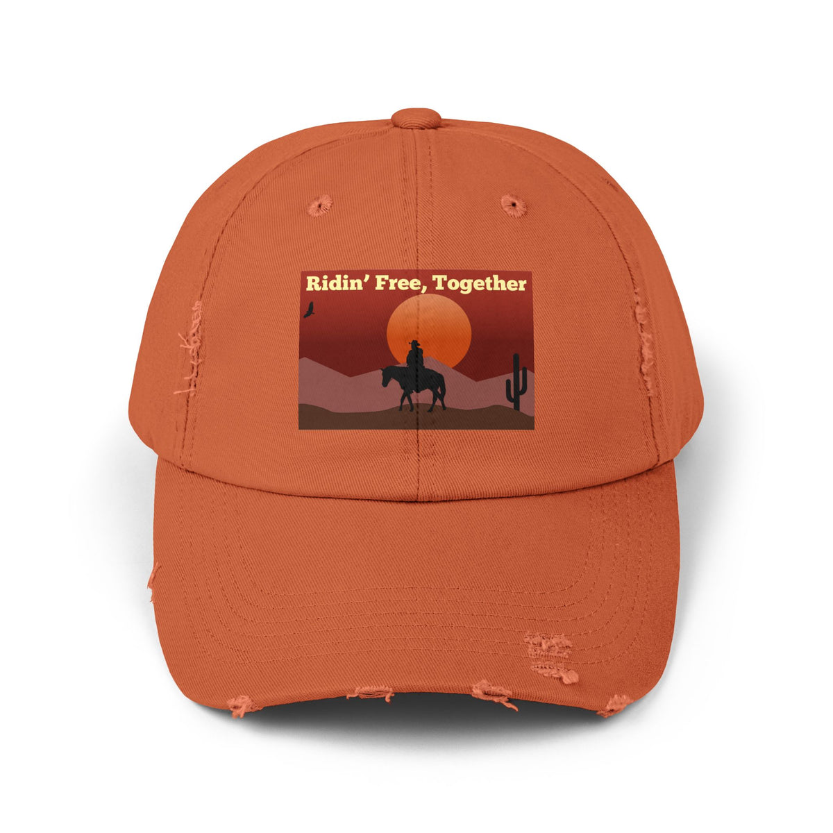 Ridin' Free Together Distressed Cap – view 5
