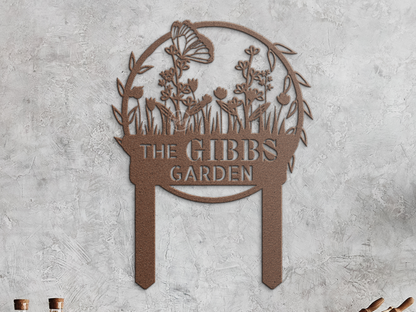 Custom Family Name Yard Sign-Outdoor Garden Decor