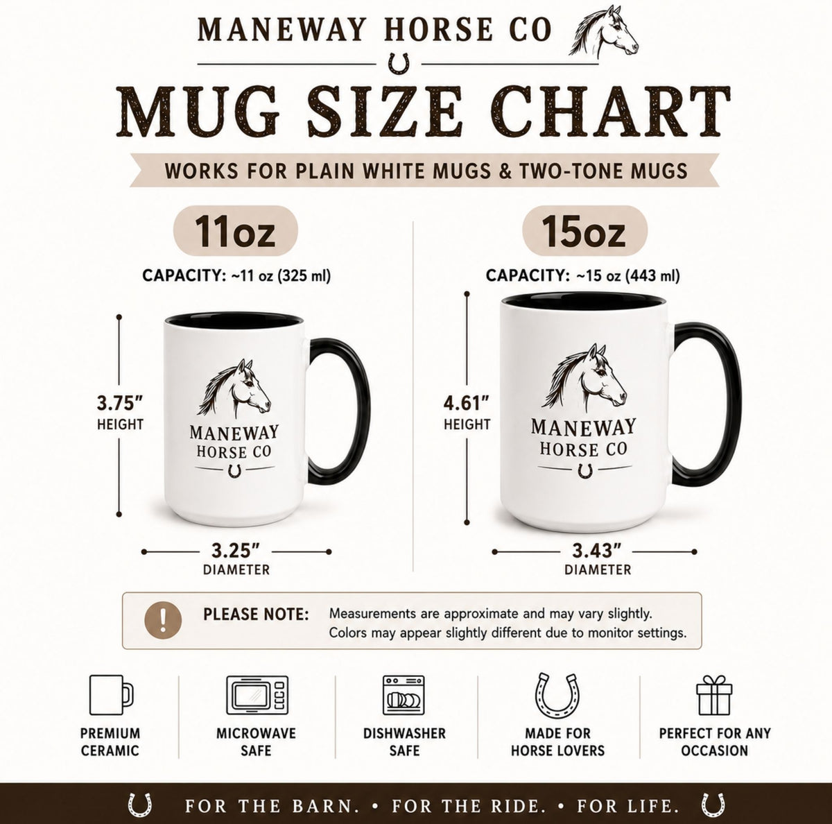 Bound by Heart Horse Mug – view 6