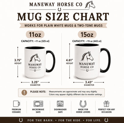 Bound by Heart Horse Mug – view 6