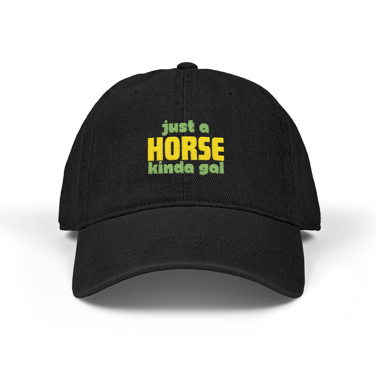 Just a Horse Kinda Gal Denim Cap – view 7