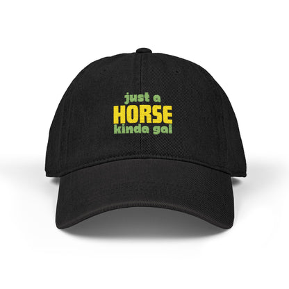 Just a Horse Kinda Gal Denim Cap – view 7