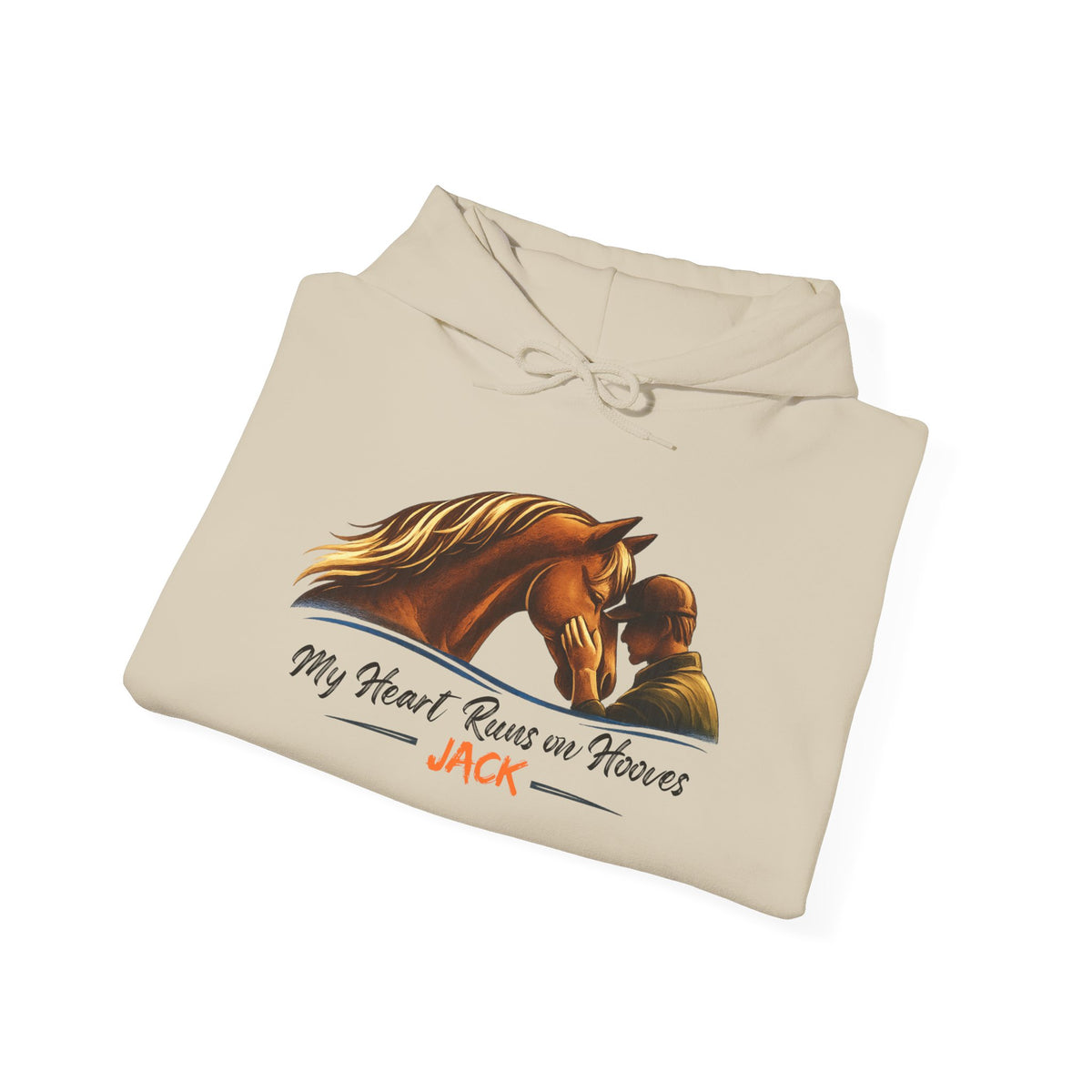 My Heart Runs on Hooves Hoodie – view 17