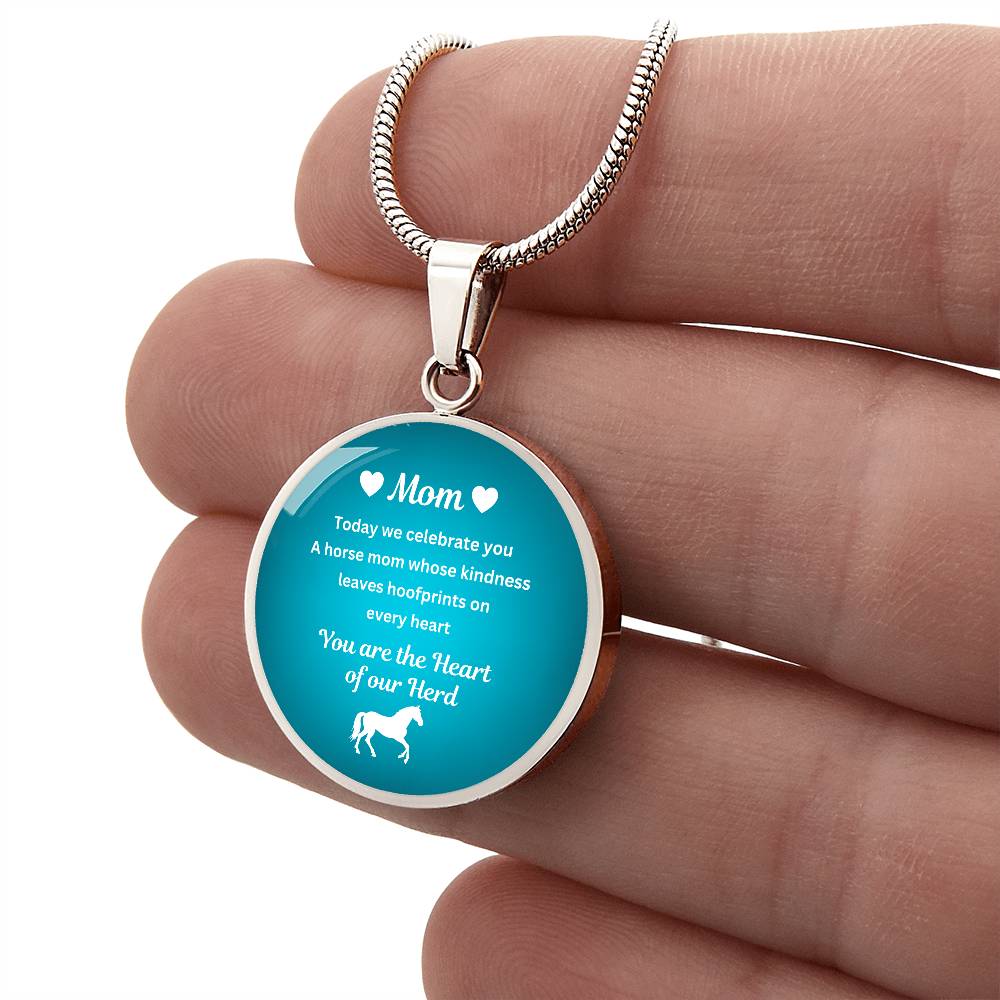 Heart of Our Herd Round-Shaped Necklace – view 5