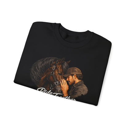 Ride Together Personalized Horse Sweatshirt – view 17