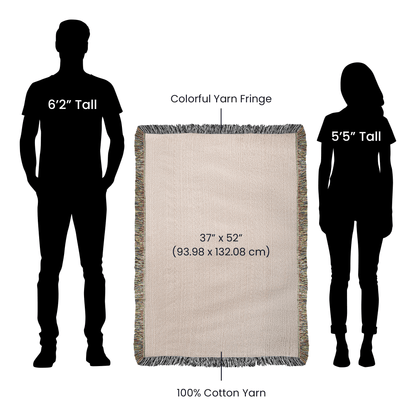 Personalized Horse Photo Woven Blanket with Name & Est Date – view 11