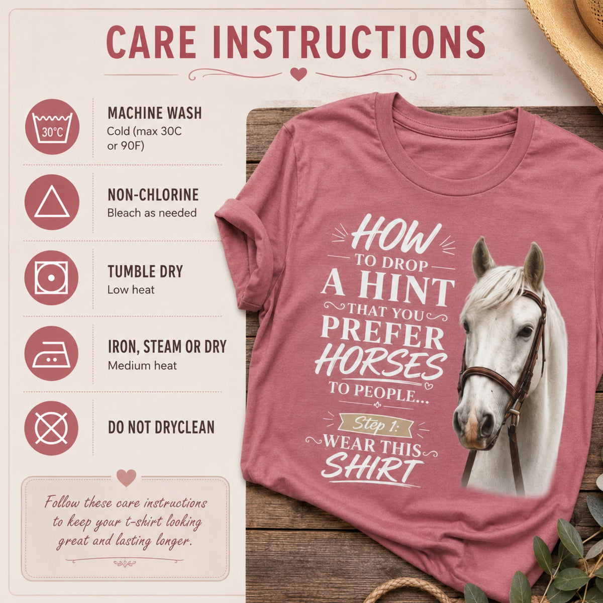 Prefer Horses Over People T-Shirt – view 6