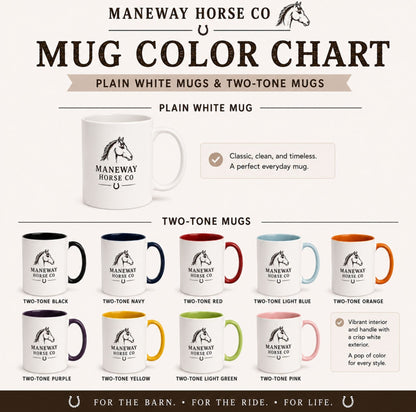Dream Big Ride Far Horse Mug – view 7