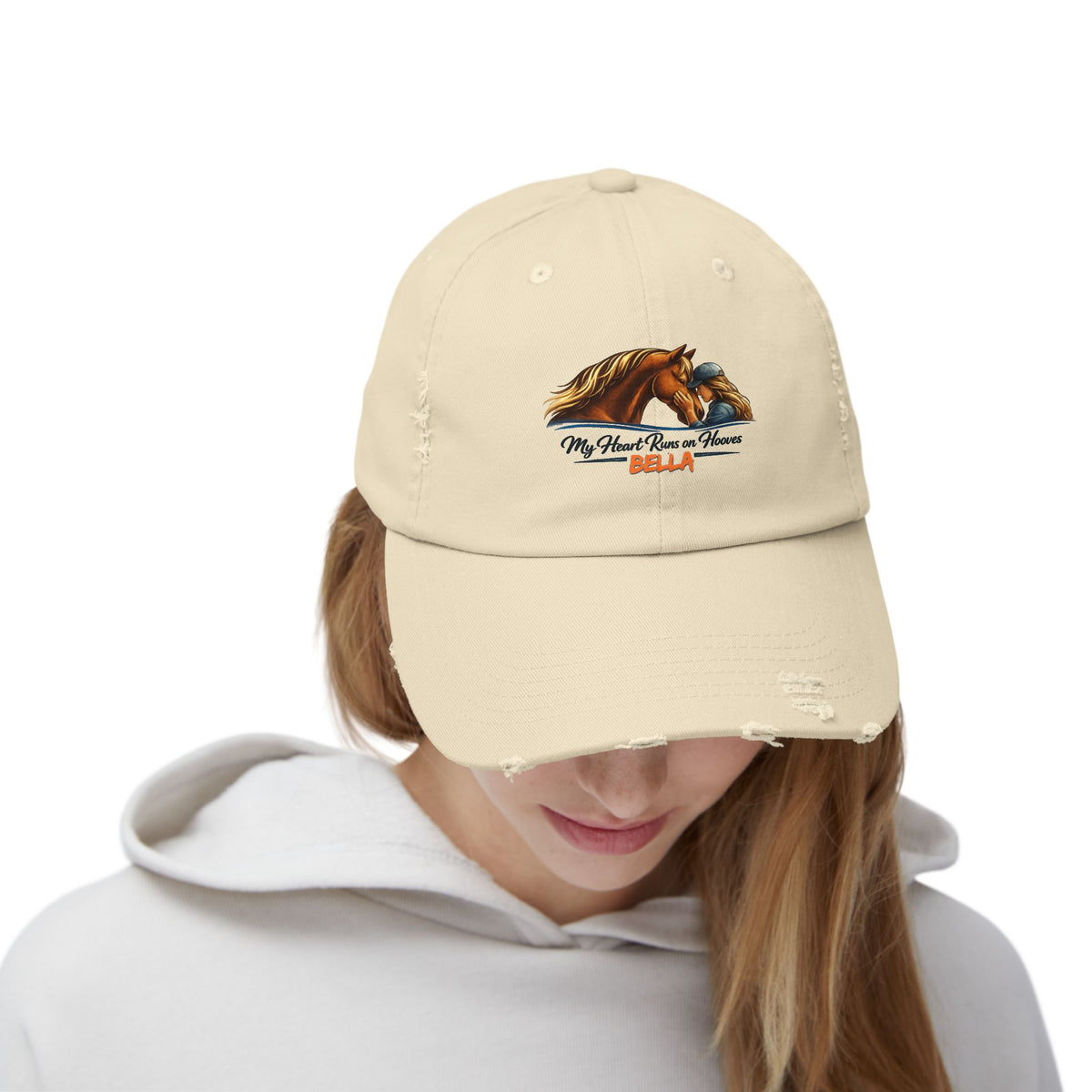 Heart Runs on Hooves Personalized Cap – view 14