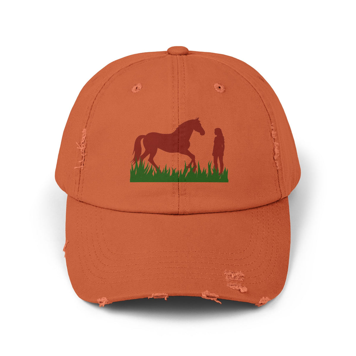 Horse and Rider Distressed Cap – view 7