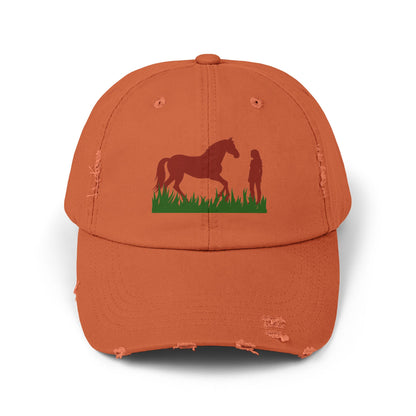 Horse and Rider Distressed Cap – view 7