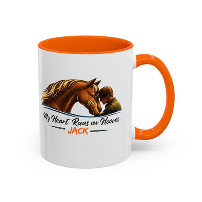 Heart Runs on Hooves Male Two-Tone Mug – view 11