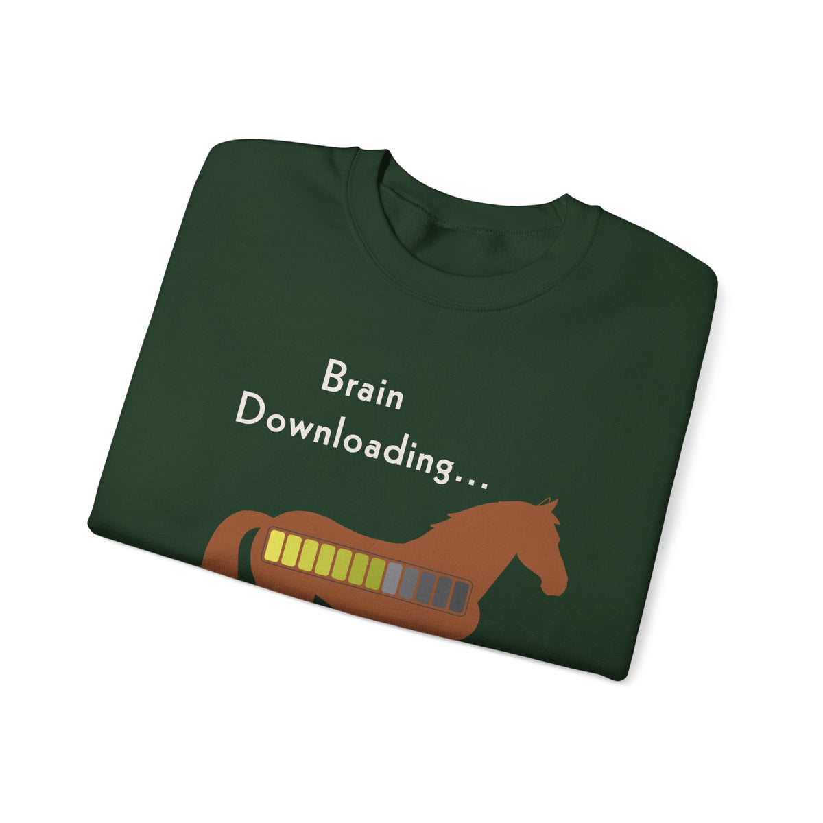 Brain Downloading Horses Sweatshirt – view 12