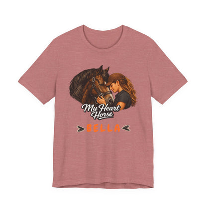 My Heart Horse Personalized T-Shirt – view 7