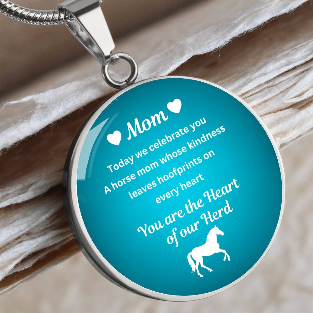 Heart of Our Herd Round-Shaped Necklace – view 2