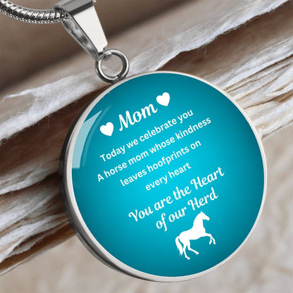 Heart of Our Herd Round-Shaped Necklace – view 2