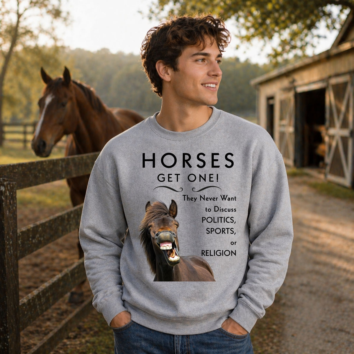 Horses Get One Sweatshirt – view 3