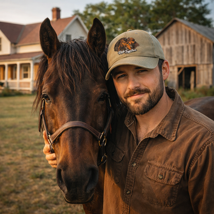 Ride Together Distressed Horse Cap – view 4