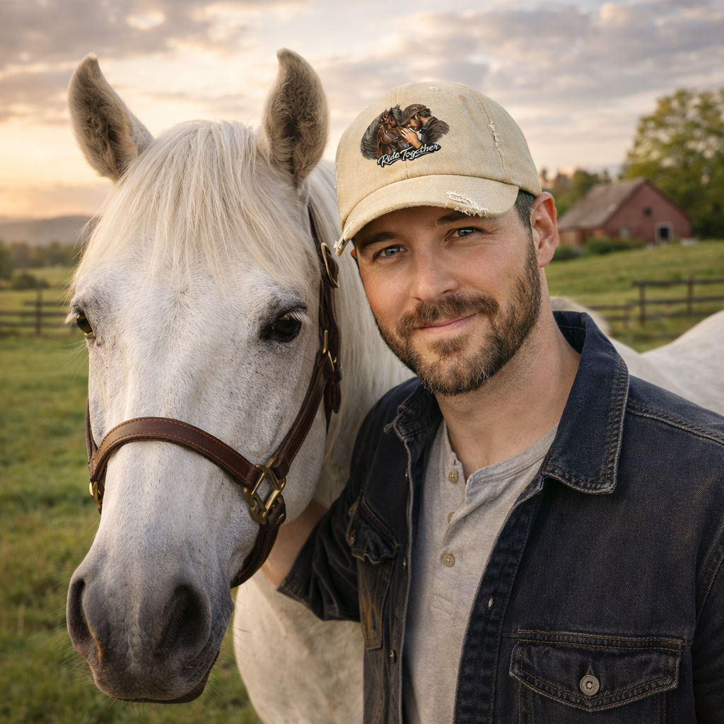 Ride Together Distressed Horse Cap – view 2
