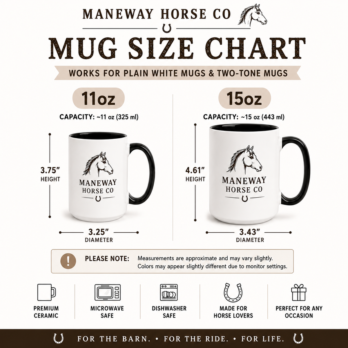 Live with Passion Horse Mug – view 8