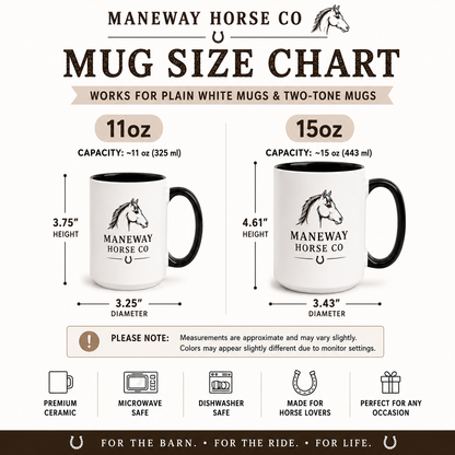 Live with Passion Horse Mug – view 8