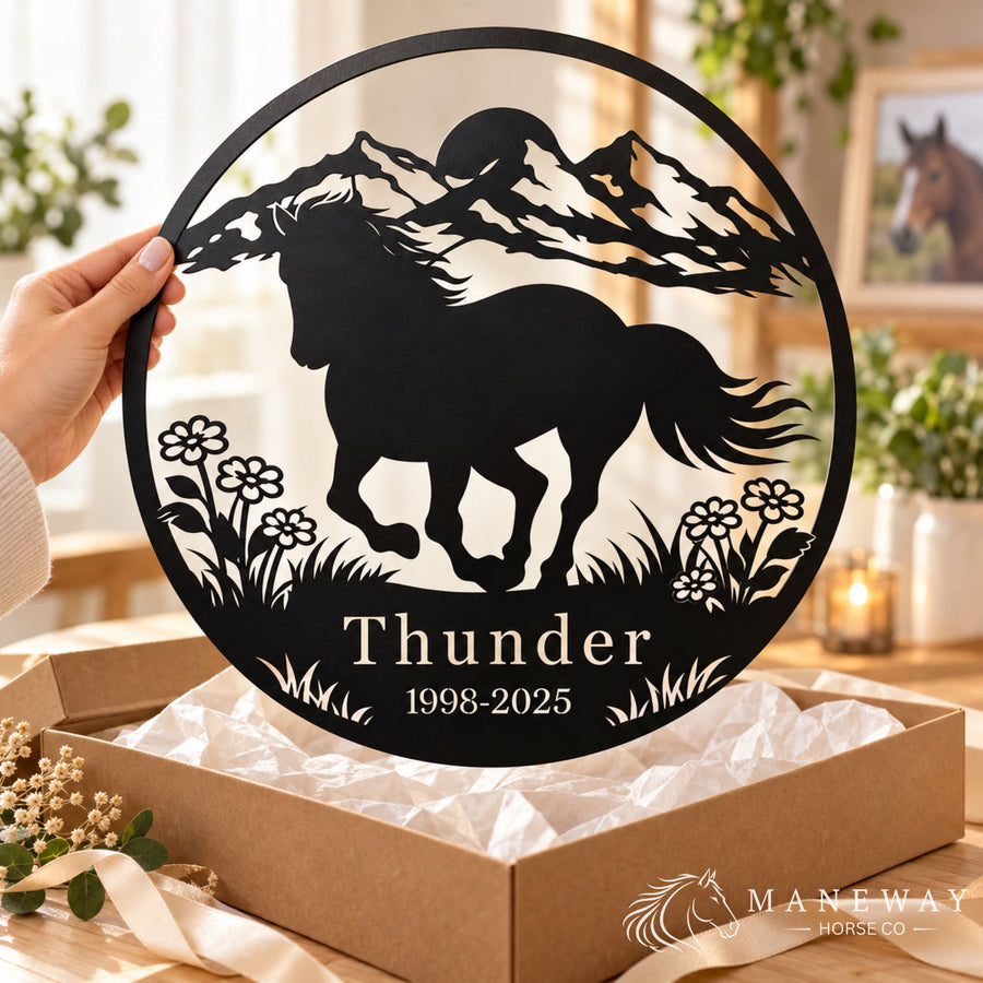 Thunder Round Memorial Stall Sign
