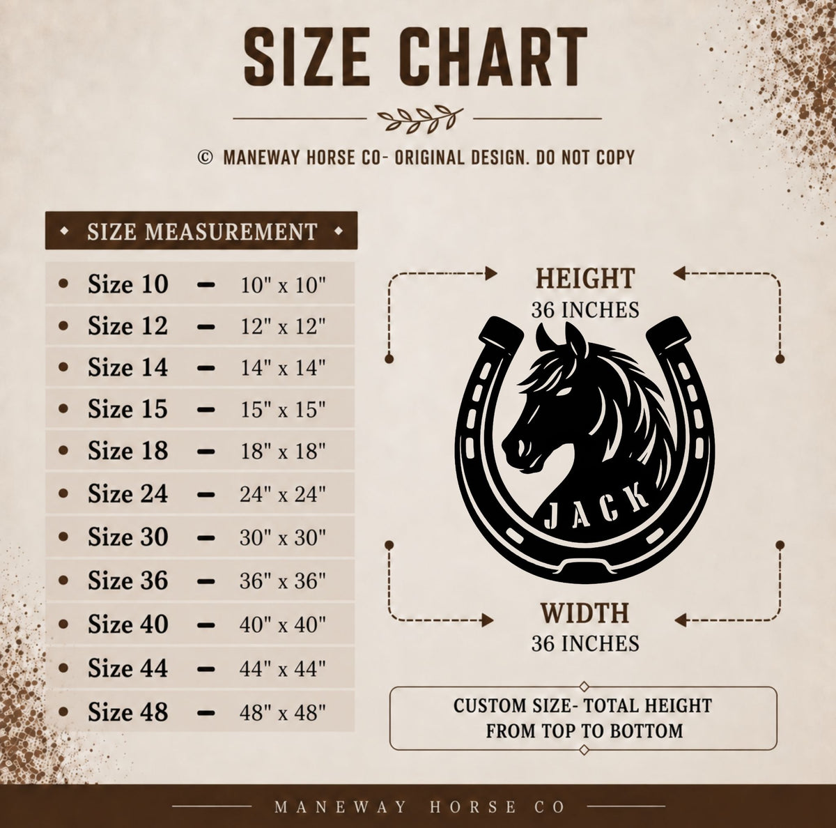 Horseshoe Personalized Stall Sign – view 6