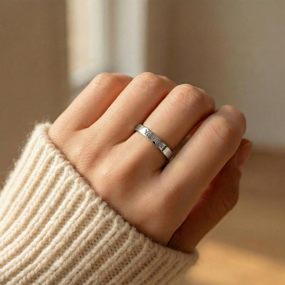 Equestrian Mom Engraved Ring – view 9