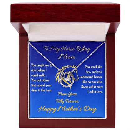 Personalized Horse Memorial Photo Circle Necklace – view 10