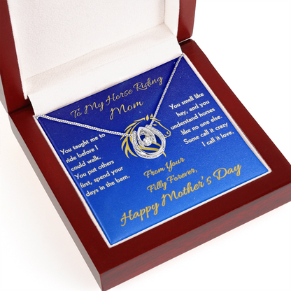 Personalized Horse Memorial Photo Circle Necklace – view 4