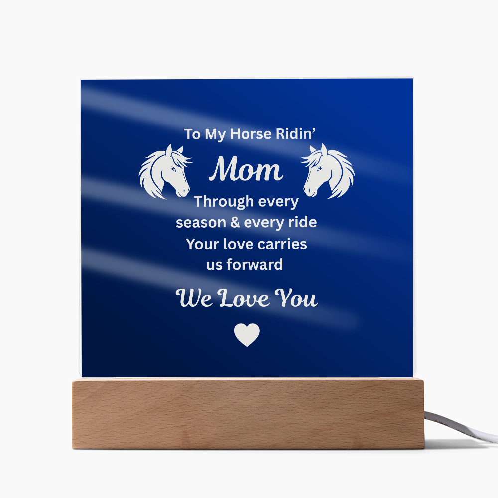 Horse Ridin’ Mom Message Plaque – view 10