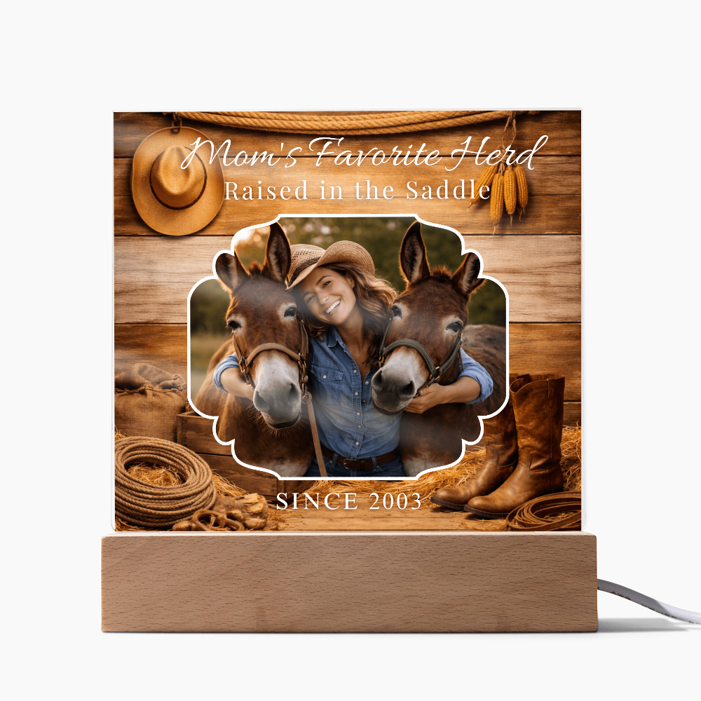 Mom’s Favorite Herd Horse Photo Plaque – view 11