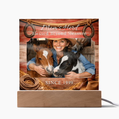 Blessed Beyond Measure Horse Mom Photo Plaque – view 11