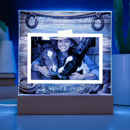 Mom’s Little Herd Horse Photo Plaque – view 7