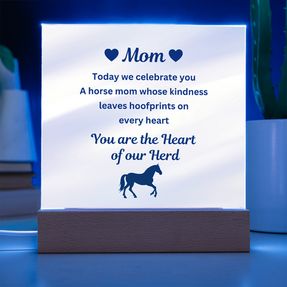 Heart of Our Herd White Acrylic Plaque – view 4