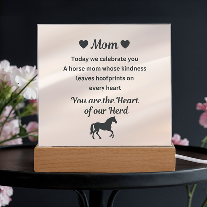 Heart of Our Herd White Acrylic Plaque – view 5