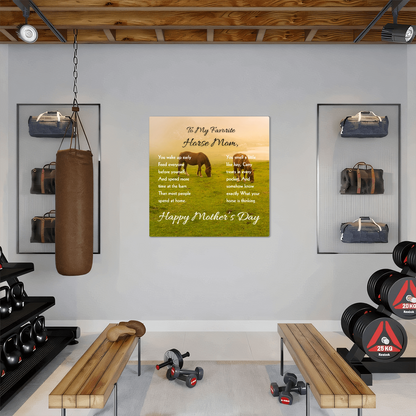 Favorite Horse Mom Meadow Metal Print – view 10