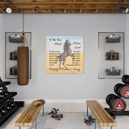 Best Horse Mom Rearing Horse Metal Print – view 8