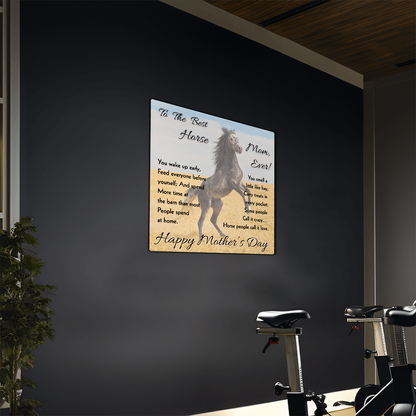 Best Horse Mom Rearing Horse Metal Print – view 9