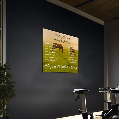 Favorite Horse Mom Meadow Metal Print – view 11