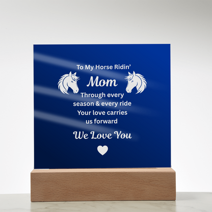 Horse Ridin’ Mom Message Plaque – view 9