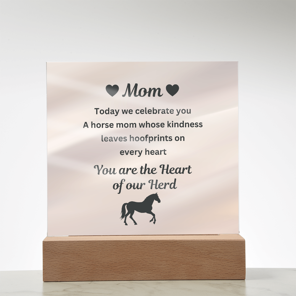 Heart of Our Herd White Acrylic Plaque – view 7