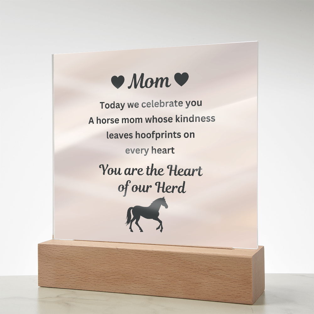 Heart of Our Herd White Acrylic Plaque – view 9